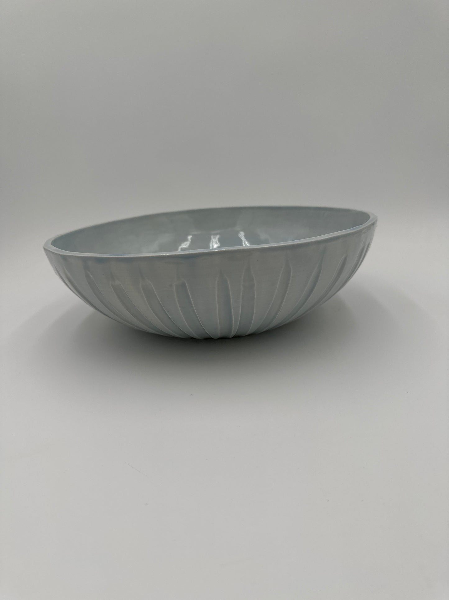 Textured Bowl Sheer Blue