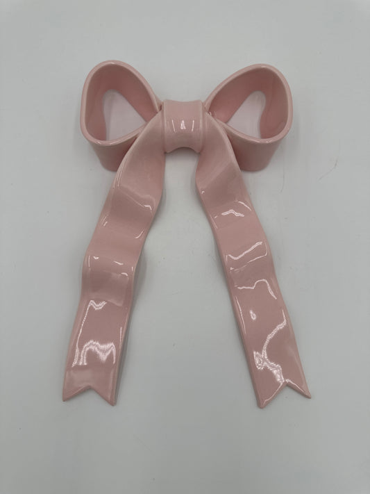 Bow Wall Art - Light Pink